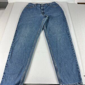 Y2K Levi's Jean Women Measured 30x29 550 Relaxed Tapered Blue Denim Tag 12 Mis M